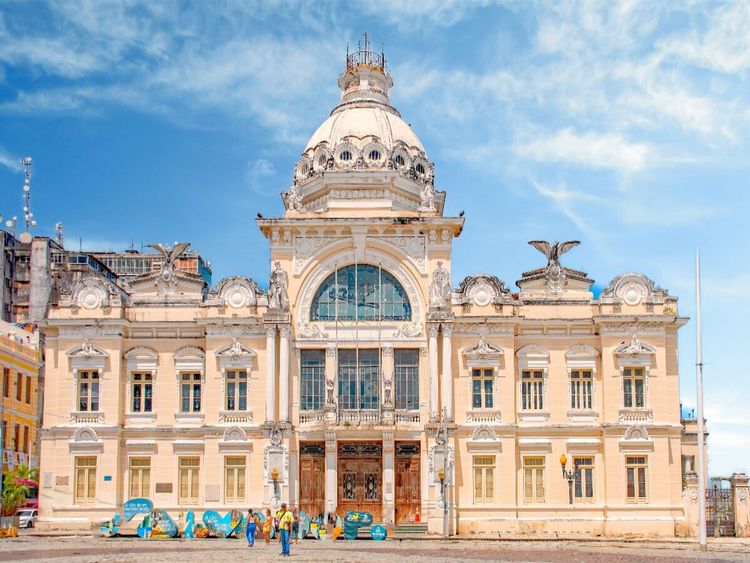 Produktbild: CALVENDO Puzzle Palacio do Rio Branco, Salvador de Bahia, Brasilien | 1000 Teile Lege-Gr&ouml;&szlig;e 64x48cm Foto-Puzzle f&uuml;r gl&uuml;ckliche Stunden
