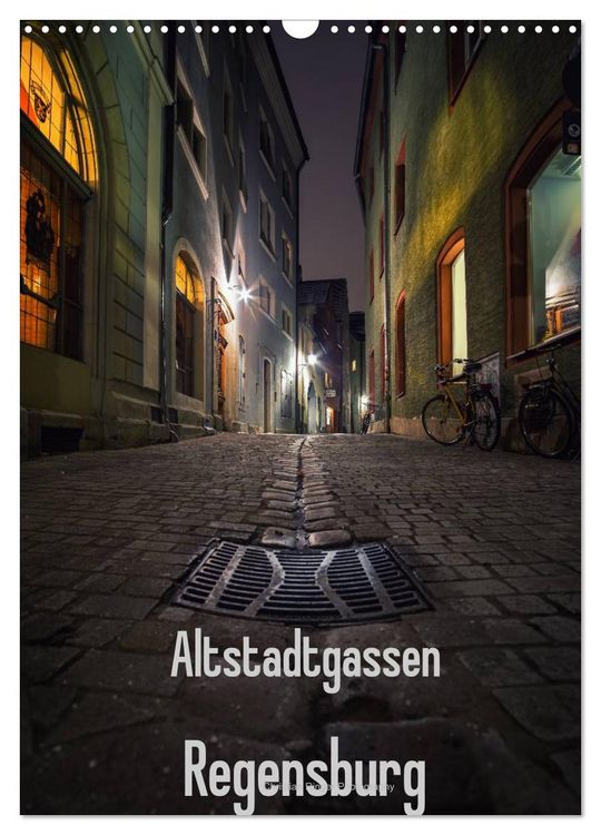 Produktbild: Altstadtgassen Regensburg (Wandkalender 2026 DIN A3 hoch), CALVENDO Monatskalender