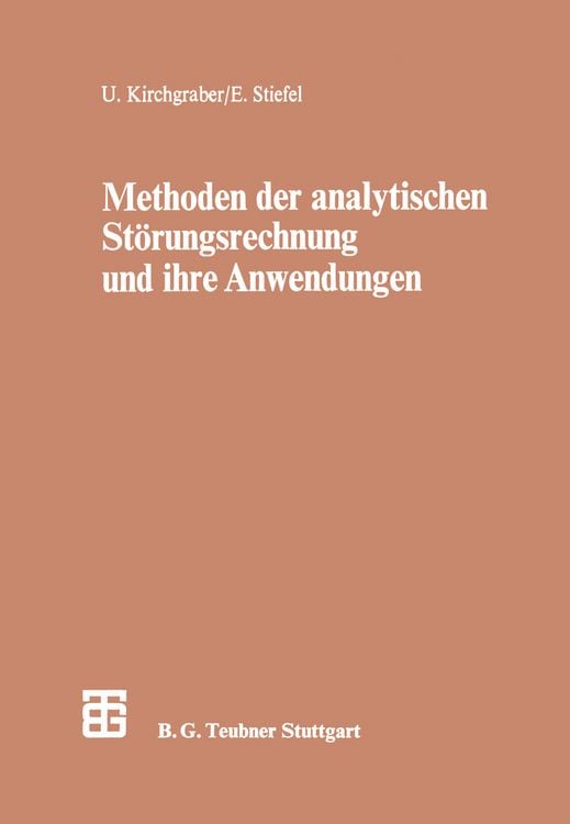 Produktbild: Methoden der analytischen St&ouml;rungsrechnung und ihre Anwendungen