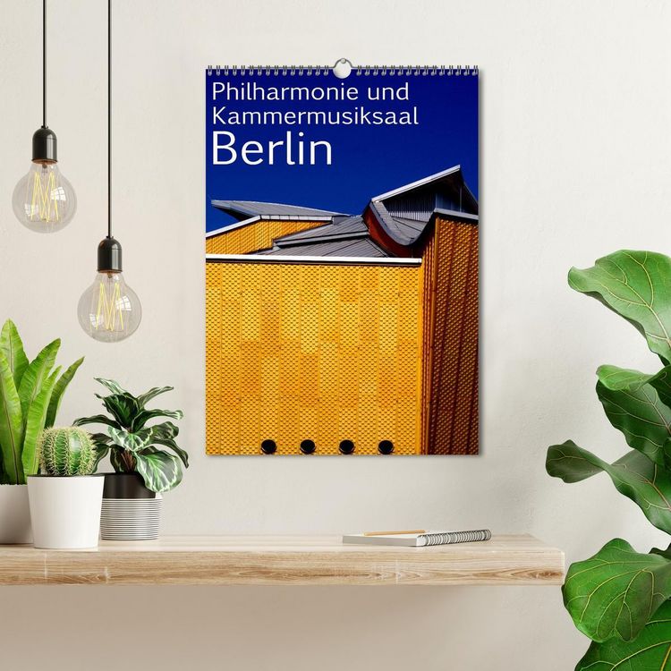 Produktbild: Philharmonie und Kammermusiksaal Berlin (Wandkalender 2026 DIN A3 hoch), CALVENDO Monatskalender