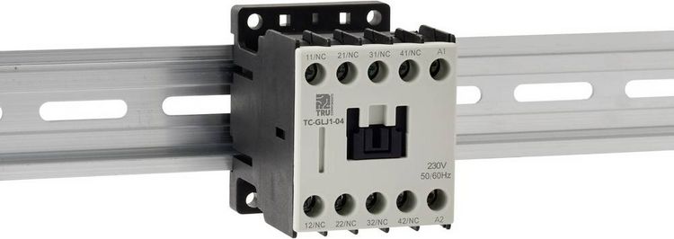 Produktbild: TRU COMPONENTS TC-GYJ1-04-230VAC Hilfssch&uuml;tz 4 &Ouml;ffner 230 V/AC 10A 1St.