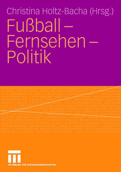 Produktbild: Fu&szlig;ball - Fernsehen - Politik