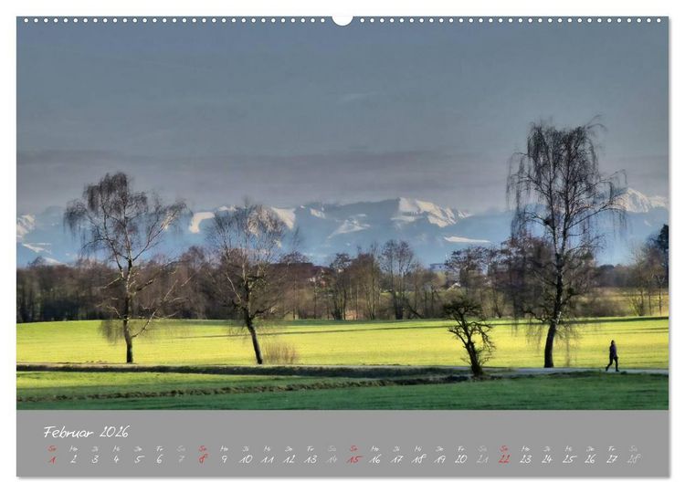 Produktbild: Farbrausch Bodensee (hochwertiger Premium Wandkalender 2026 DIN A2 quer), Kunstdruck in Hochglanz