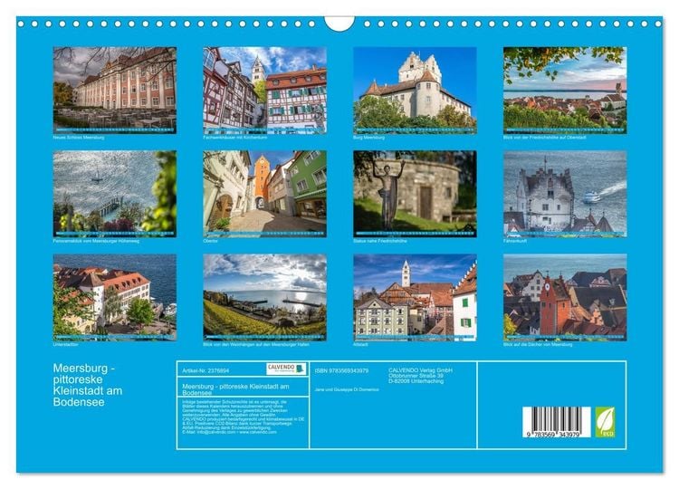 Produktbild: Meersburg - pittoreske Kleinstadt am Bodensee (Wandkalender 2027 DIN A3 quer), CALVENDO Monatskalender
