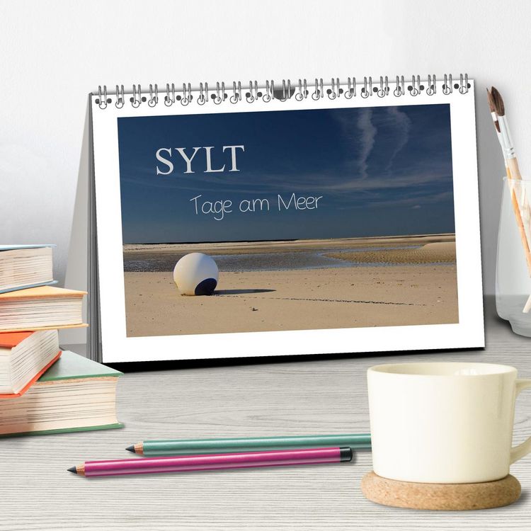 Produktbild: Sylt - Tage am Meer (Tischkalender 2026 DIN A5 quer), CALVENDO Monatskalender