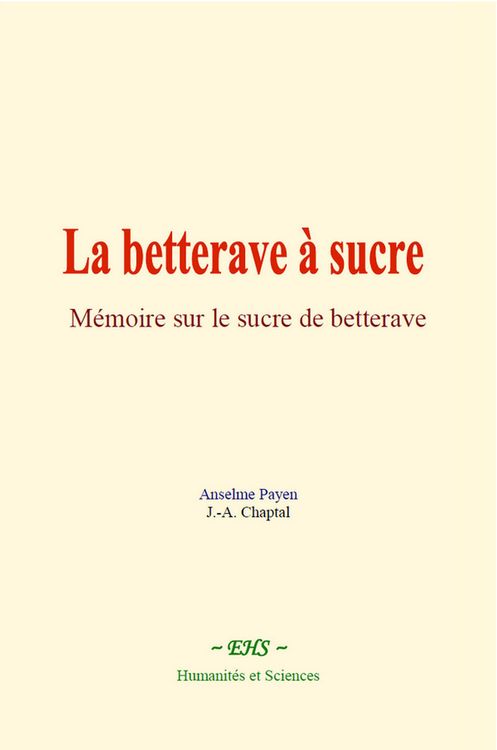 Produktbild: La betterave &agrave; sucre