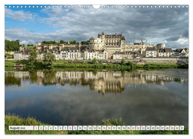Produktbild: Die Schl&ouml;sser im Tal der Loire (Wandkalender 2026 DIN A3 quer), CALVENDO Monatskalender