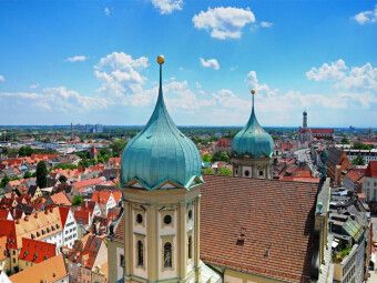 Produktbild: CALVENDO Puzzle Rathaus von Augsburg | 1000 Teile Lege-Gr&ouml;&szlig;e 64x48cm Foto-Puzzle f&uuml;r gl&uuml;ckliche Stunden
