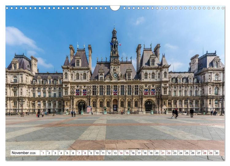Produktbild: PARIS Franz&ouml;sisches Flair und Historie (Wandkalender 2026 DIN A3 quer), CALVENDO Monatskalender