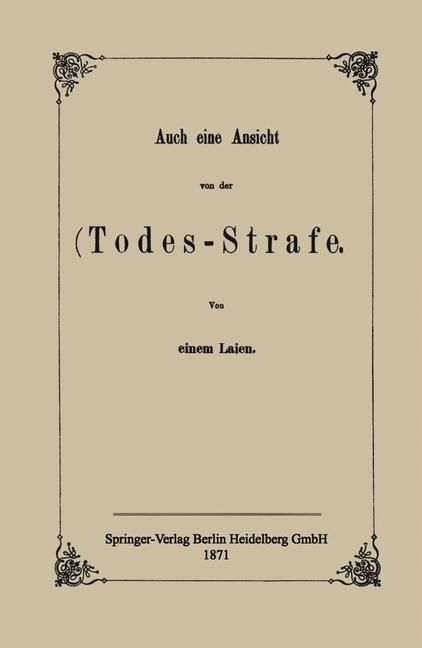 Produktbild: Auch eine Ansicht von der Todes-Strafe