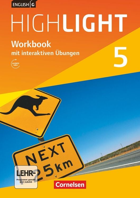 Produktbild: English G Highlight Band 5: 9. Schuljahr - Hauptschule - Workbook mit Audios online und interaktiven Übungen auf scook.de