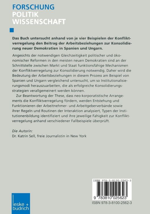 Produktbild: Konsolidierung zwischen Markt und Staat