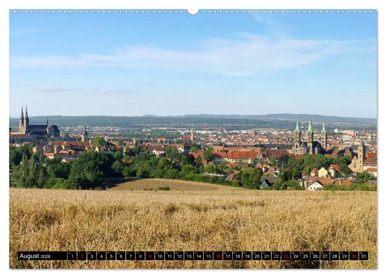 Produktbild: Bamberg und Fr&auml;nkische Schweiz (hochwertiger Premium Wandkalender 2026 DIN A2 quer), Kunstdruck in Hochglanz