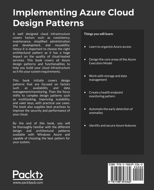 Produktbild: Implementing Azure Cloud Design Patterns