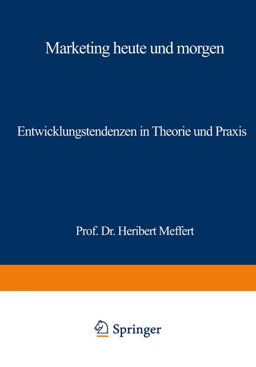 Produktbild: Marketing heute und morgen
