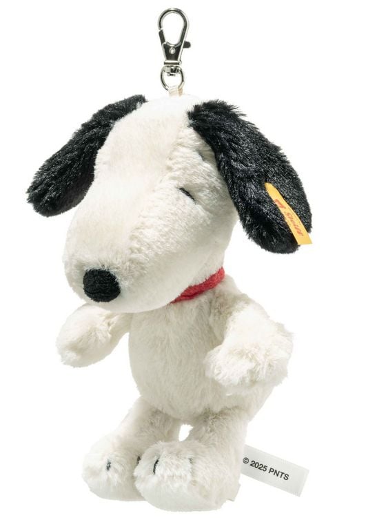 Produktbild: Steiff 024726 - Snoopy Anh&auml;nger, 15 cm, Pl&uuml;sch-Hund aus der Comic-Serie Peanuts