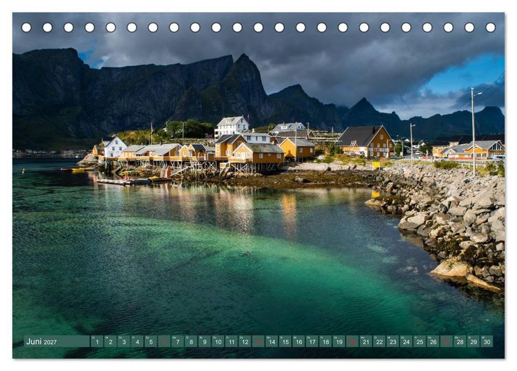 Produktbild: Wandern - In Norwegen und Schweden (Tischkalender 2027 DIN A5 quer), CALVENDO Monatskalender