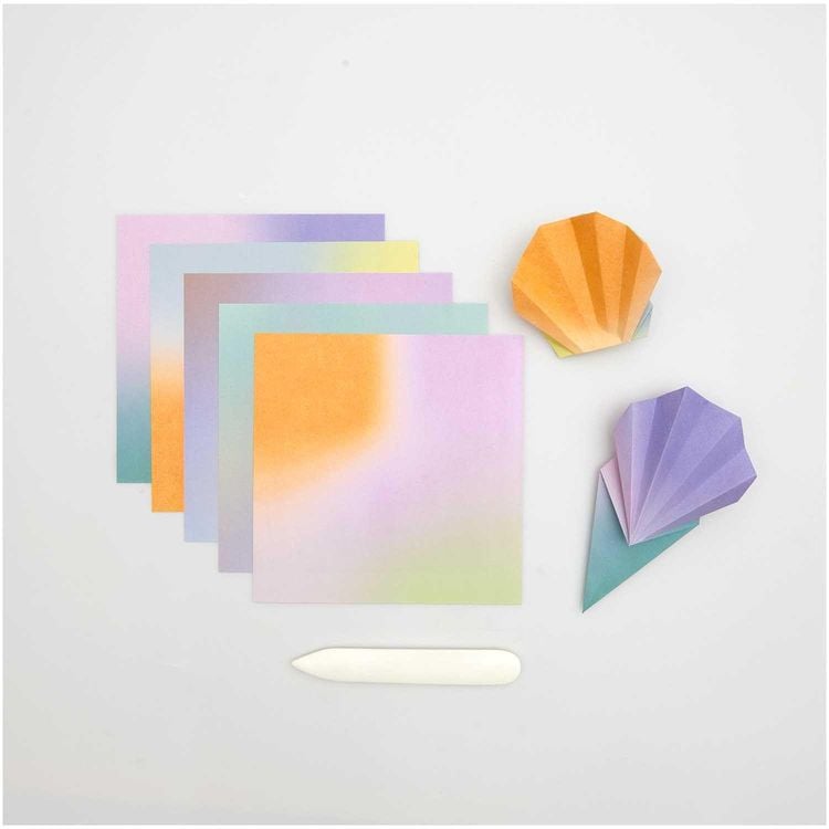 Origami Duo Color, Blurry Gradient , 15 x 15 cm, 100 Blatt