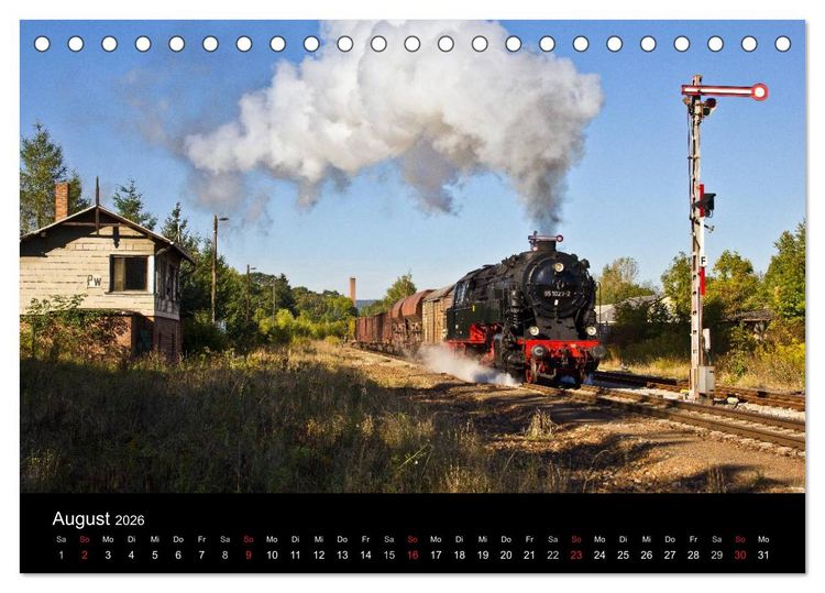 Produktbild: Unterwegs am Bahndamm (Tischkalender 2026 DIN A5 quer), CALVENDO Monatskalender