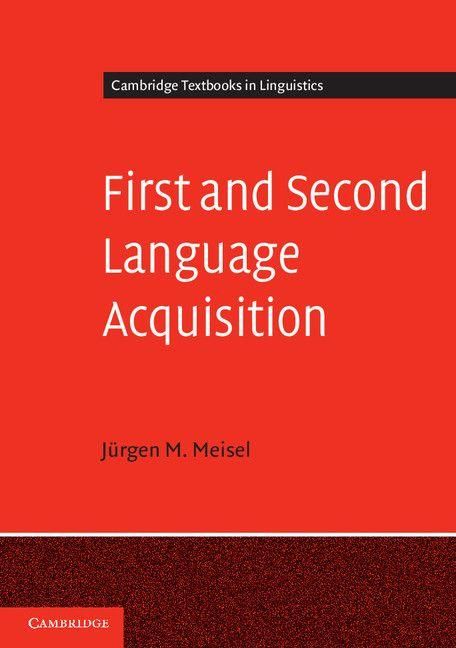 Produktbild: First and Second Language Acquisition