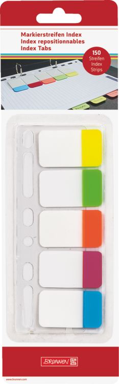 Produktbild: Brunnen Markierstreifen Index 5 Farben
