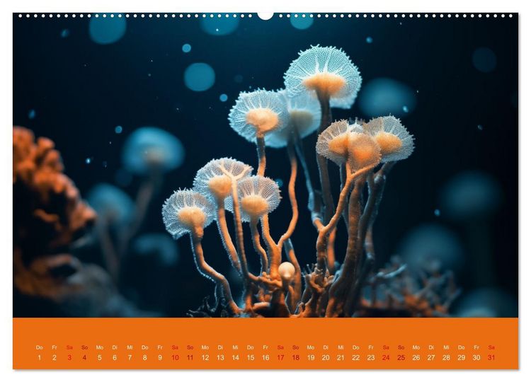 Produktbild: Farbenpracht im Ozean - Die Sch&ouml;nheit der Korallen (Wandkalender 2026 DIN A2 quer), CALVENDO Monatskalender