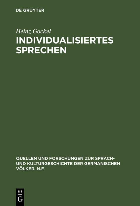 Produktbild: Individualisiertes Sprechen