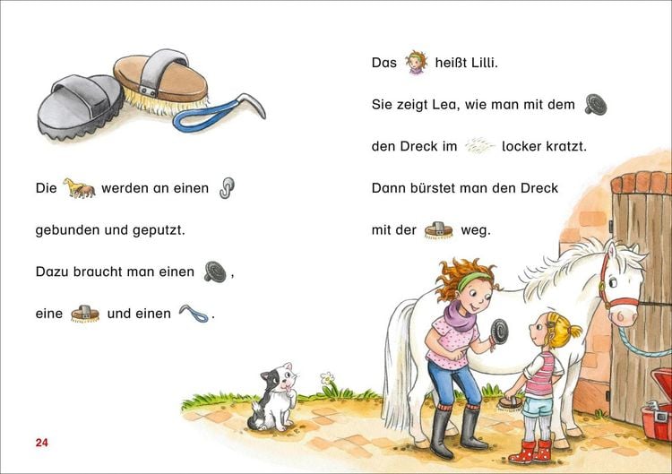 Produktbild: Duden Leseprofi &ndash; Mit Bildern lesen lernen: Ausflug zum Reiterhof, Erstes Lesen