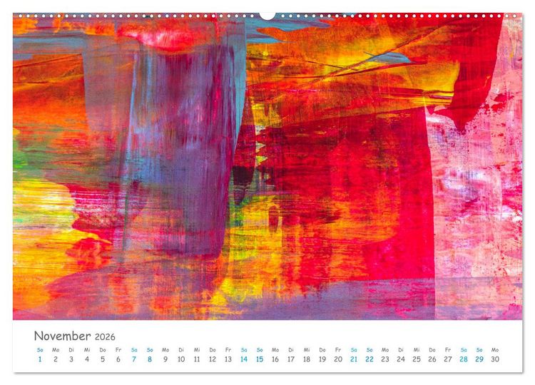 Produktbild: Colorpop - Joyful, abstract. multicolored (hochwertiger Premium Wandkalender 2026 DIN A2 quer), Kunstdruck in Hochglanz