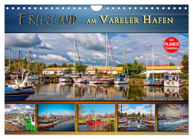 Produktbild: Friesland - am Vareler Hafen (Wandkalender 2026 DIN A4 quer), CALVENDO Monatskalender