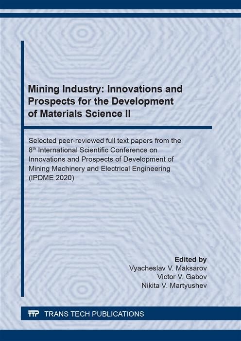Produktbild: Mining Industry: Innovations and Prospects for the Development of Materials Science II