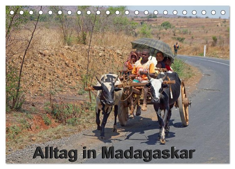 Produktbild: Alltag in Madagaskar (Tischkalender 2026 DIN A5 quer), CALVENDO Monatskalender