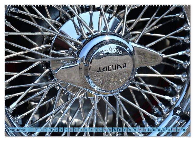 Produktbild: Jaguar E-Type - Die Raubkatze (hochwertiger Premium Wandkalender 2026 DIN A2 quer), Kunstdruck in Hochglanz