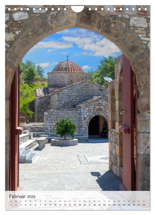 Produktbild: Rhodos und Symi, Insel der Schwammtaucher (Wandkalender 2026 DIN A4 hoch), CALVENDO Monatskalender