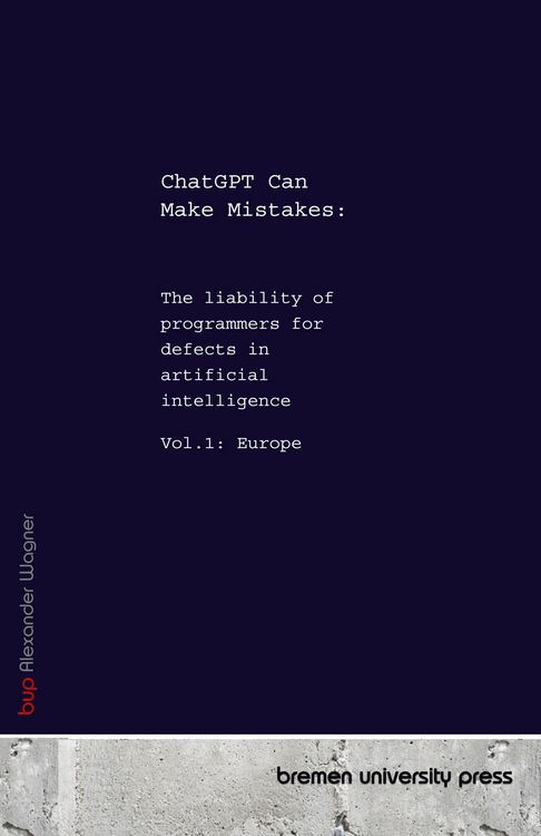 Produktbild: ChatGPT Can Make Mistakes: