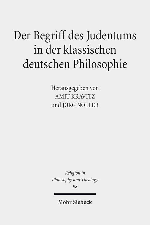 Produktbild: Der Begriff des Judentums in der klassischen deutschen Philosophie