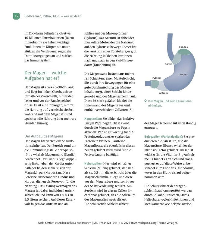Produktbild: K&ouml;stlich essen Reflux und Sodbrennen