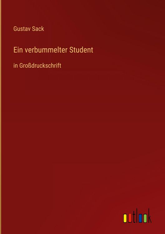 Produktbild: Ein verbummelter Student