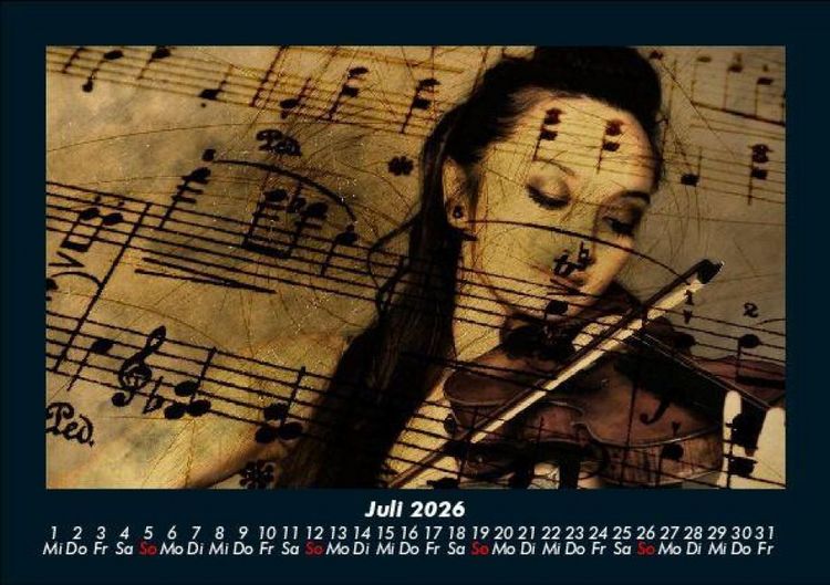 Produktbild: Musik 2026 Fotokalender DIN A5
