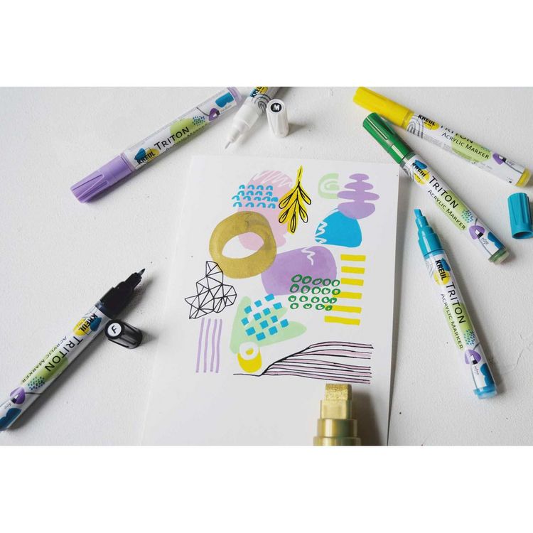 Produktbild: KREUL Acrylmarker TRITON XXL gold