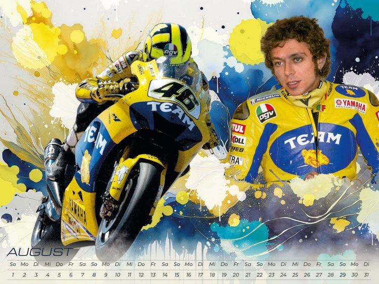 Produktbild: Rossi - eine Legende Artwork Edition Kalender 2027