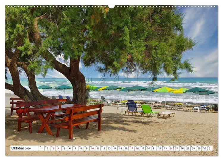 Produktbild: Idylle auf Kreta (Wandkalender 2026 DIN A2 quer), CALVENDO Monatskalender