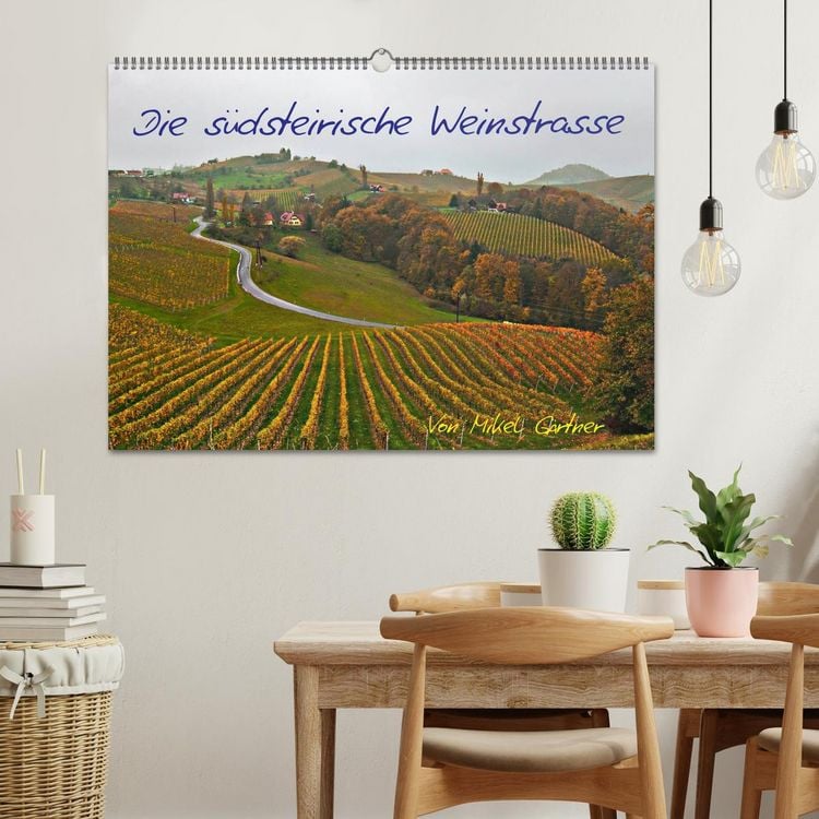 Produktbild: Die S&uuml;dsteirischen Weinstrasse (Wandkalender 2026 DIN A2 quer), CALVENDO Monatskalender