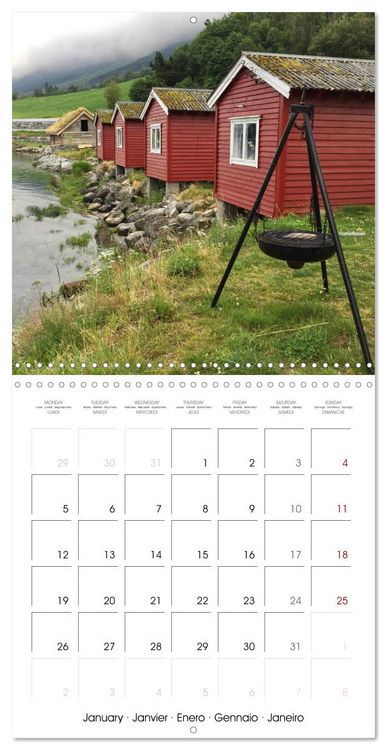 Produktbild: Norway Glory (Wall Calendar 2026 12 &times; 12 Inch) CALVENDO 12 Month Wall Calendar