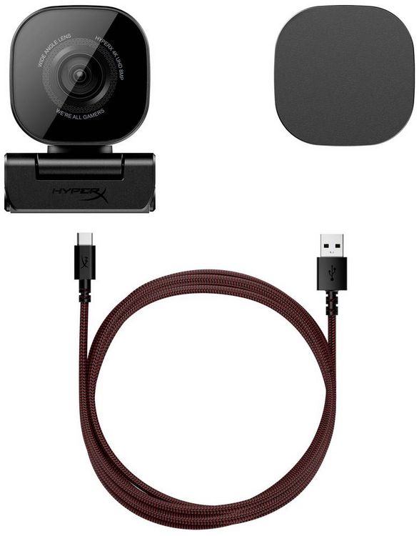Produktbild: HyperX Vision S 4K-Webcam Klemm-Halterung