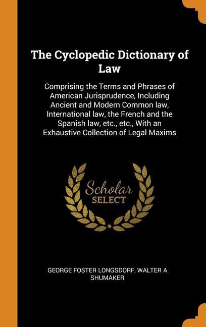 Produktbild: Cyclopedic Dict Of Law