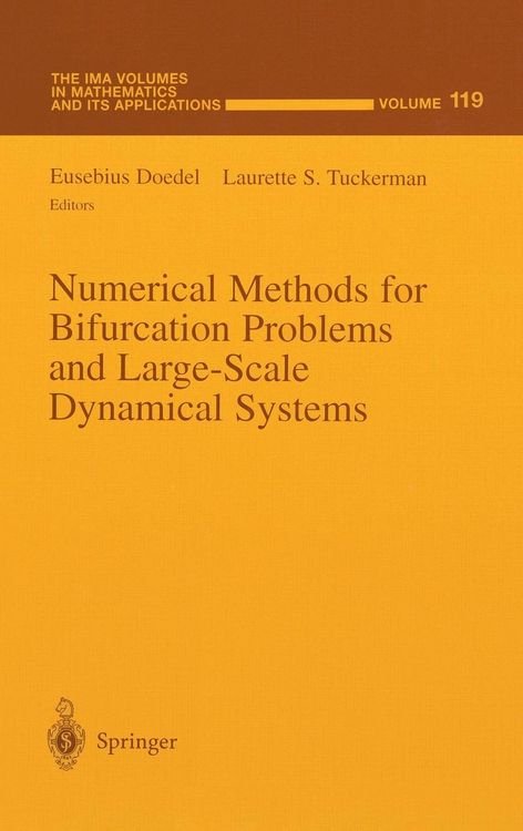 Produktbild: Numerical Methods for Bifurcation Problems and Large-Scale Dynamical Systems