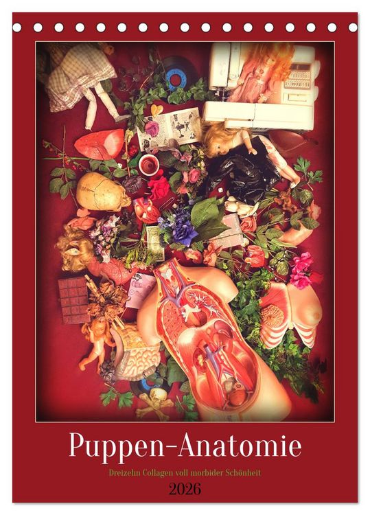 Produktbild: Puppen-Anatomie (Tischkalender 2026 DIN A5 hoch), CALVENDO Monatskalender