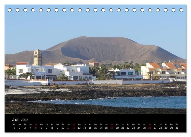 Produktbild: Fuerteventura - karge Sch&ouml;nheit (Tischkalender 2026 DIN A5 quer), CALVENDO Monatskalender