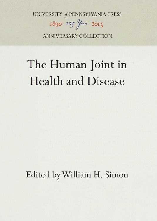 Produktbild: The Human Joint in Health and Disease